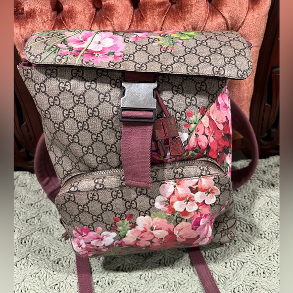 Gucci Pink Bloom Backpack! - Picture 1 of 7